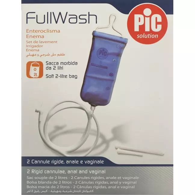 PIC SOLUTION Набір іригаторів Fullwash 2 л з анальною та вагінальною канюлями