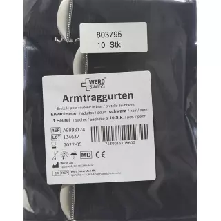 WERO SWISS Armtraggurt Erwachsene 35mm schw