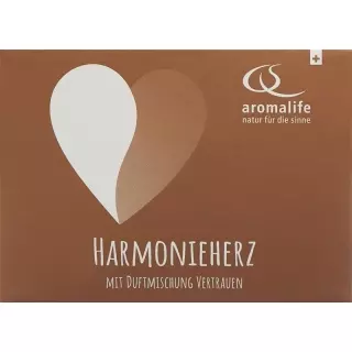 AROMALIFE подарунковий набір гармонія серце 7 см дерево
