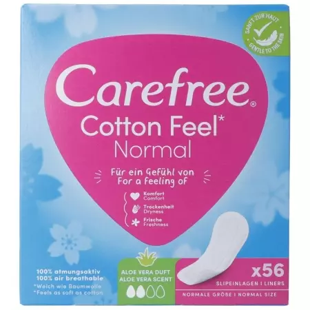 Картон Carefree Cotton Feel Aloe 56 шт