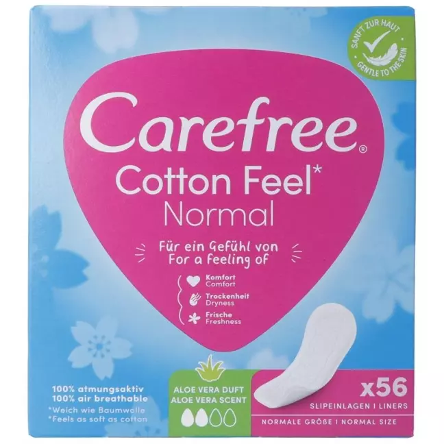 Картон Carefree Cotton Feel Aloe 56 шт