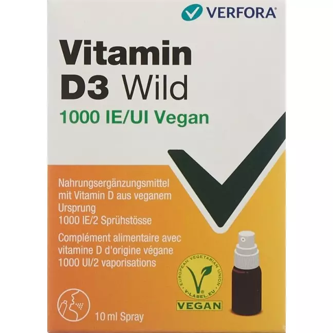 VITAMIN D3 WILD Спрей 1000 МО веган