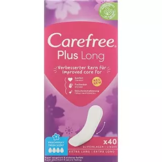 Довгий свіжий аромат Carefree Plus 40 шт