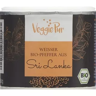 Органічний білий перець VeggiePur зі Шрі-Ланки Ds 80 г