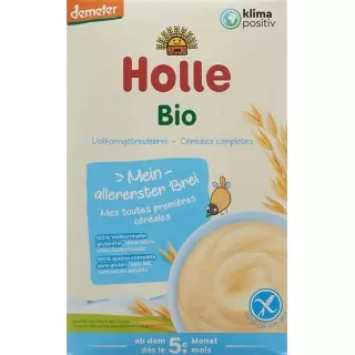 Цільнозернова вівсяна каша Holle без глютену 250 г