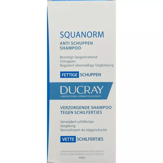 DUCRAY SQUANORM Шамп жирна лупа