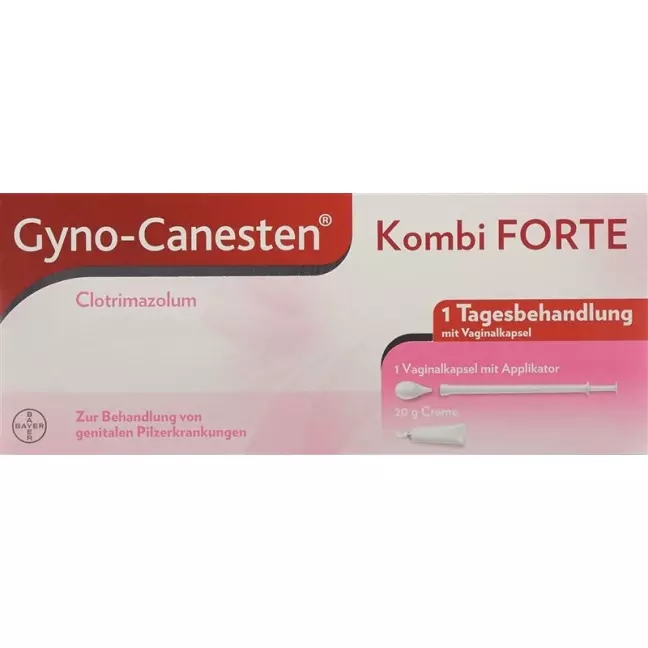 GYNO-CANESTEN Combi FORTE вагинальные капсулы и крем GYNO-CANESTEN Combi FORTE вагинальные капсулы и крем