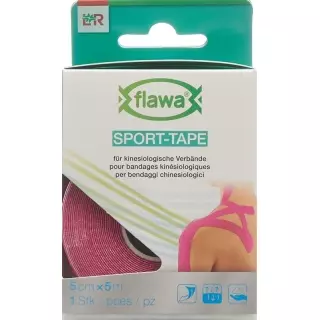 FLAWA Sport-Tape 5cmx5m pink