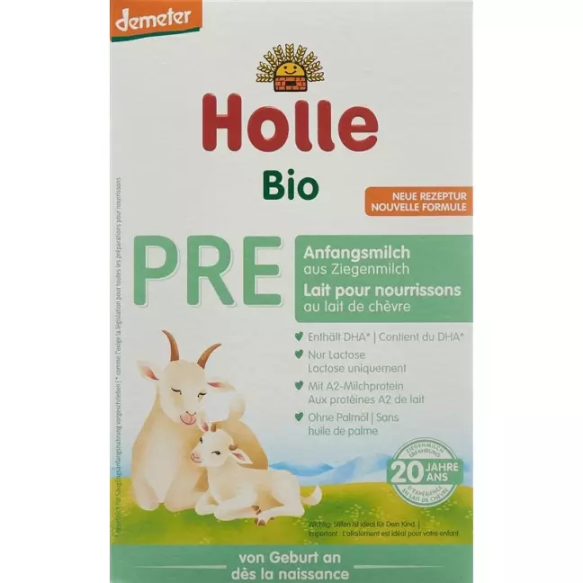 HOLLE органічне стартове молоко PRE козяче молоко