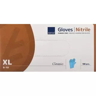 ABENA Cla Nitrilhan XL 240mm puderf unst b