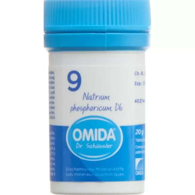 Оміда Шюсслер Nr9 Natrum phosphoricum таблетки D 6 Ds 20 г Оміда Шюсслер Nr9 Natrum phosphoricum таблетки D 6 Ds 20 г