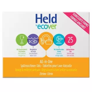 Засіб для миття посуду Held Tabs All in One Lemon 500 г
