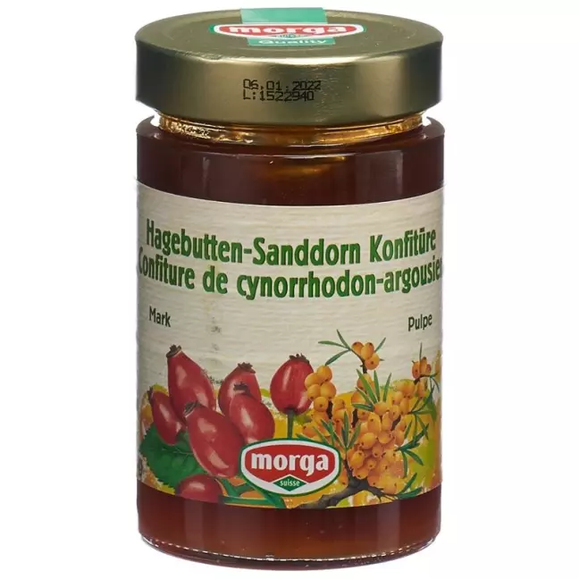 Варення MORGA обліпиха м'якоть шипшини 350 г
