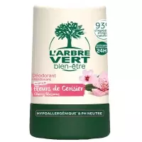 L&#39;ARBRE VERT Eco Deodorant Roll on Kirschbl Ham FR