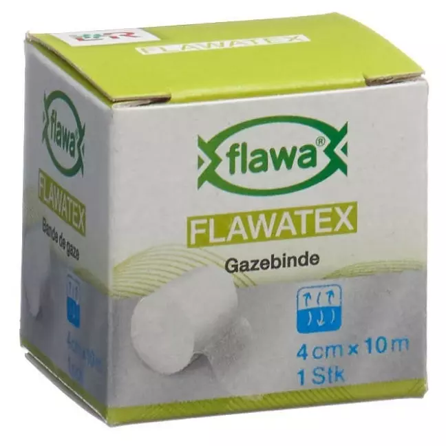 Марлевий бинт Flawa Flawatex 4смх10м нееластичний