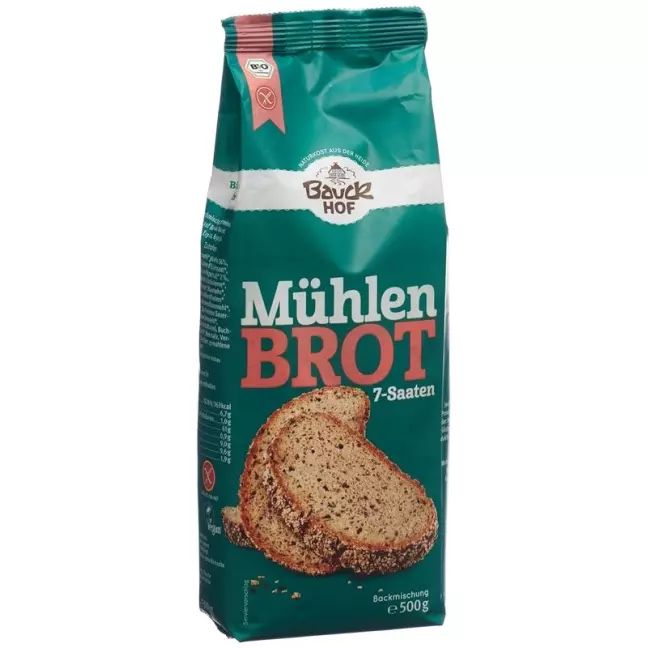 BAUCKHOF Mühlenbrot 7-Saaten glutenfrei