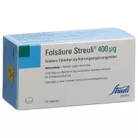 Folsaure Streuli в таблетках, 400µg 100 штук