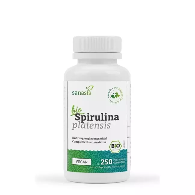 SANASIS Spirulina BIO Tabl 400 mg