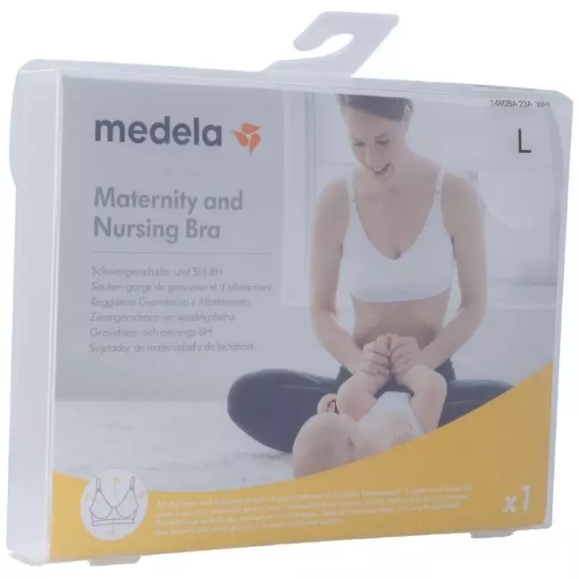 MEDELA Schwangerschafts- und Still BH L weiss MEDELA Schwangerschafts- und Still BH L weiss