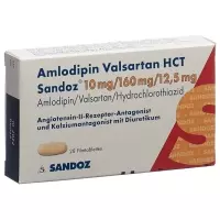 Amlodipin Valsartan HCT Sandoz Filmtabl 10мг/160мг/12,5мг 98 шт.