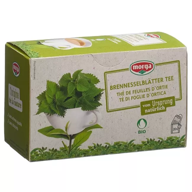 MORGA Brennesselblätter Tee m/H Bio Knospe MORGA Brennesselblätter Tee m/H Bio Knospe