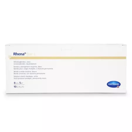 RHENA Star L Elastische Binde 4cmx5m weiss