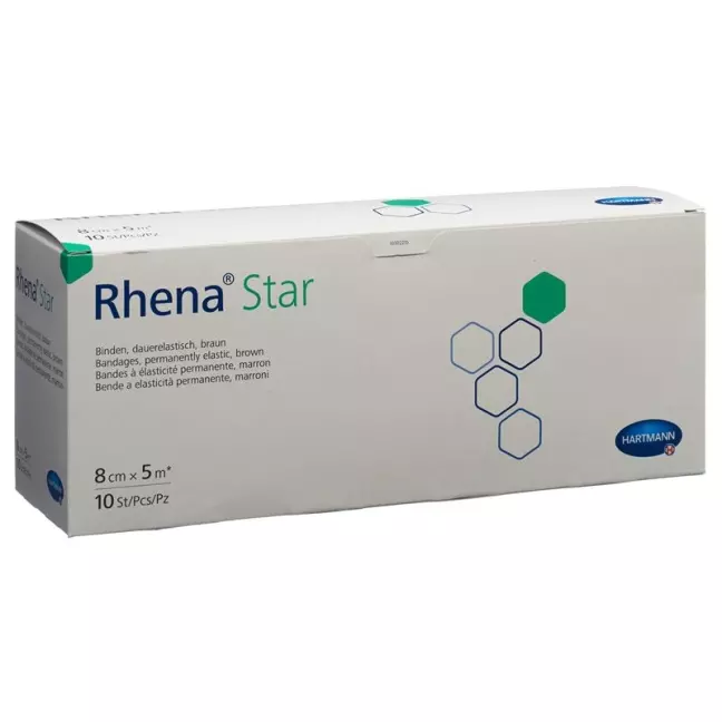 RHENA Star Elast Binde 8cmx5m hautf offen RHENA Star Elast Binde 8cmx5m hautf offen