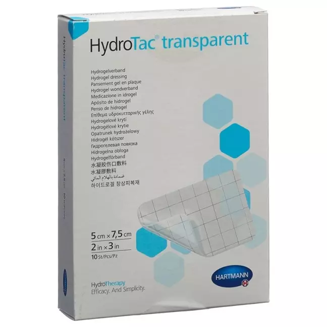 HydroTac Transparent 5х7,5 см стерильні 10 шт