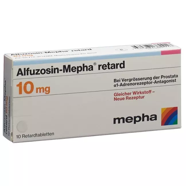 Альфузозин-Мефа ретард Ret Tabl 10 мг 30 шт