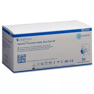 Маска гігієнічна PROMEDICAL тип IIR синя нест