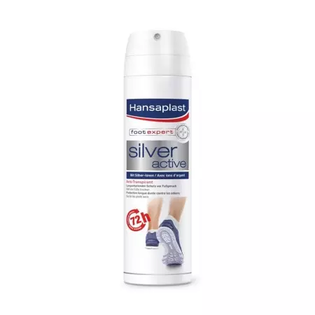 Спрей для ніг Hansaplast Silver Active 150 мл Спрей для ніг Hansaplast Silver Active 150 мл