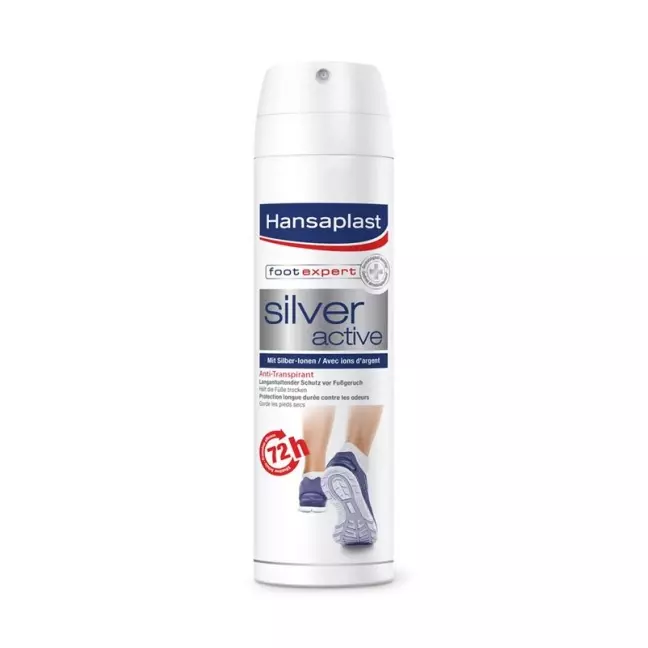 Спрей для ніг Hansaplast Silver Active 150 мл Спрей для ніг Hansaplast Silver Active 150 мл