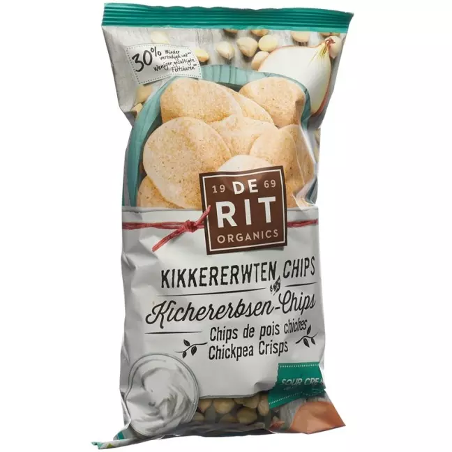 DE RIT Kichererbsen-Chips Sour Cream Oni Bio