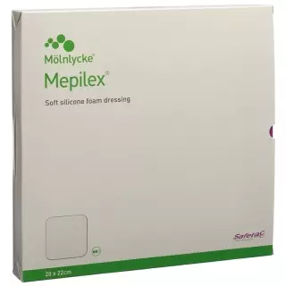 Пов&#39;язка пінна Mepilex Safetac 20х22см силіконова 5 шт
