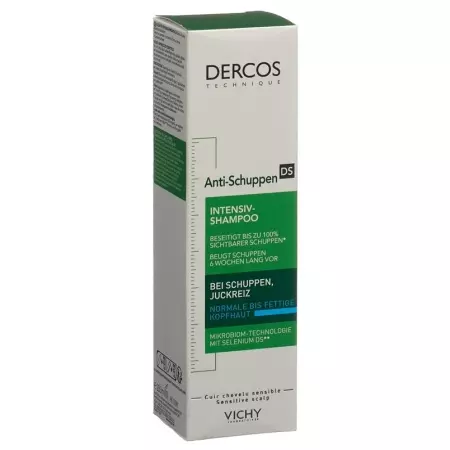 Vichy Dercos Шампунь проти лупи для жирного волосся німецька/італ
