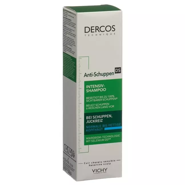Vichy Dercos Шампунь проти лупи для жирного волосся німецька/італ