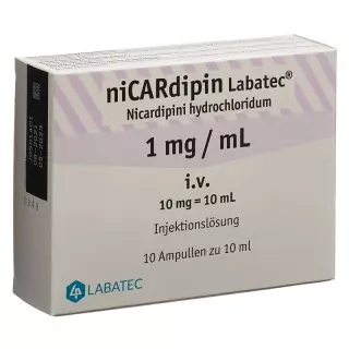 NIKARDIPIN Labatec Inj Lös 10 мг/10 мл