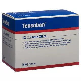 Бинти поролонові оббивні TENSOBAN 7смх20м 12 шт