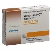 Valsartan HCT Zentiva таблетки плівка 80/12,5 мг 98 шт