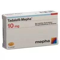 Tadalafil-Mepha Filmtabl 10 мг 12 шт