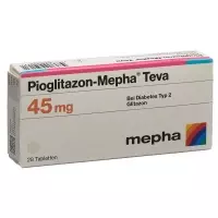 Pioglitazone-Mepha Teva Tabl 45 мг 98 шт