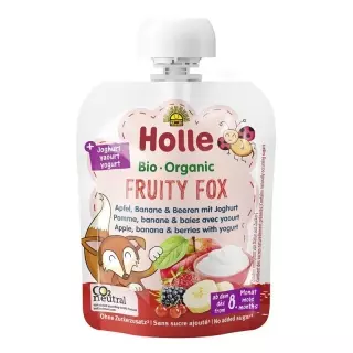 Йогурт HOLLE Fruity Fox Apple Banana Berries