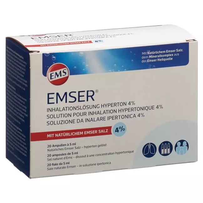 EMSER розчин для інгаляцій 4% гіпертонічний