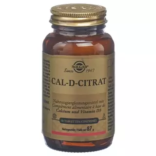 Solgar Cal-D-Citrate Tabl 60 шт