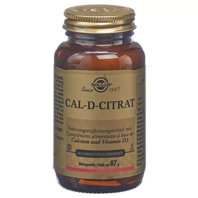 Solgar Cal-D-Citrate Tabl 60 шт