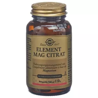 Solgar Element Mag Citrate Tabl Fl 60 шт