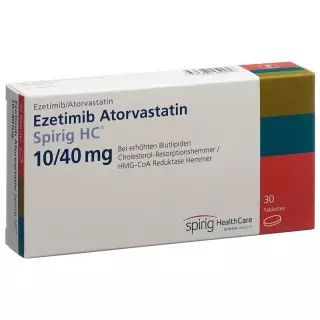 ЕЗЕТІМІБ Аторваст Спіріг HC табл. 10 мг/40 мг