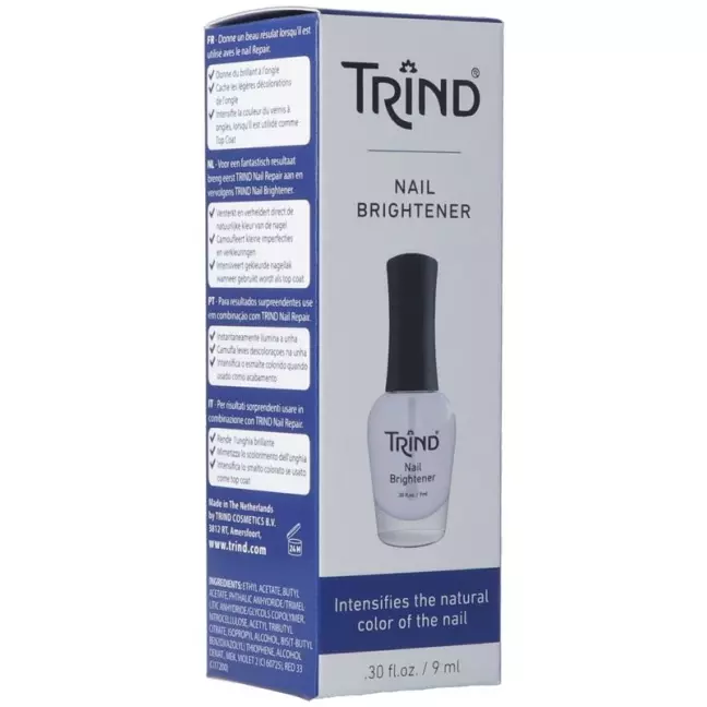 Trind Nail Brightener скляний флакон 9 мл Trind Nail Brightener скляний флакон 9 мл
