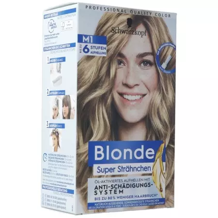 SCHWARZKOPF BLONDE M1 Super Strähnchen SCHWARZKOPF BLONDE M1 Super Strähnchen