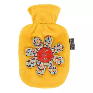 FASHY Kinderwärmflasche 0.8l gelb Blu Flausch Th